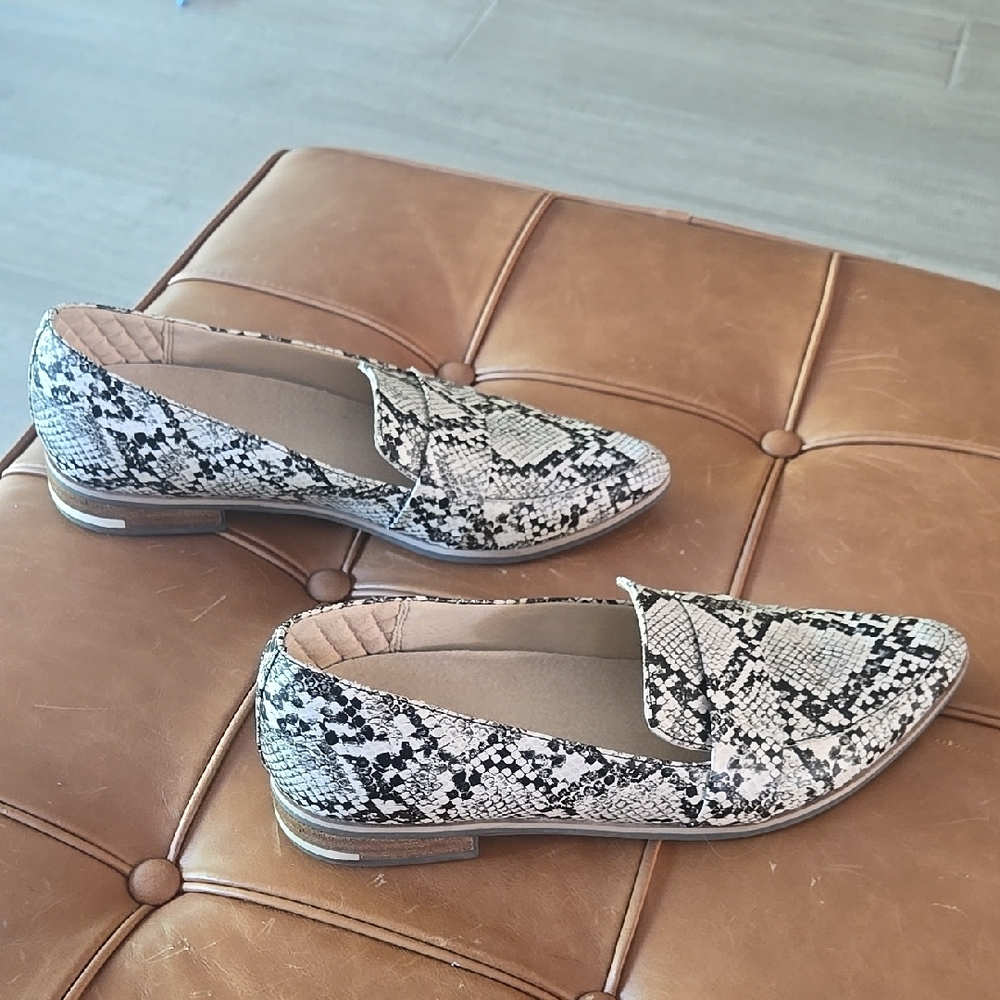 Snakeskin Loafers
